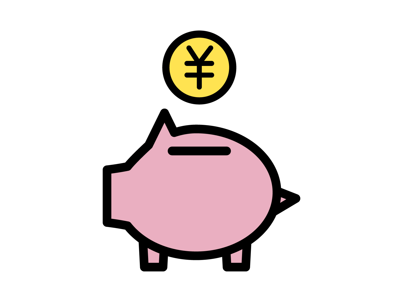 ブタの貯金箱